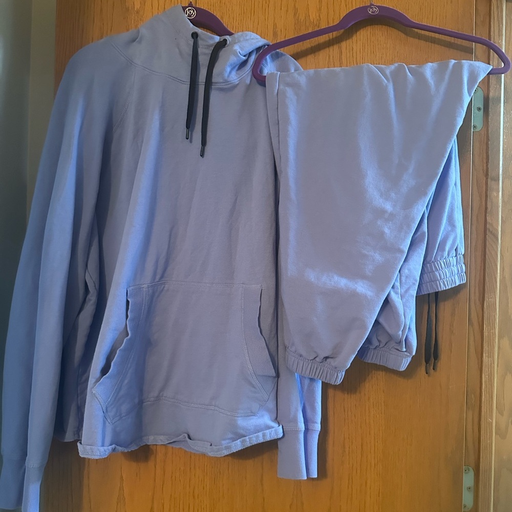 Torrid Size 2 Periwinkle Hoodie and Jogger Set
